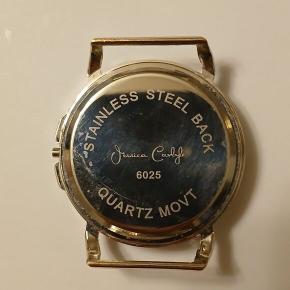 Jessica Carlyle Women's Quartz Movt Silver Tone Watch Case 6025 - Picture 2 of 12